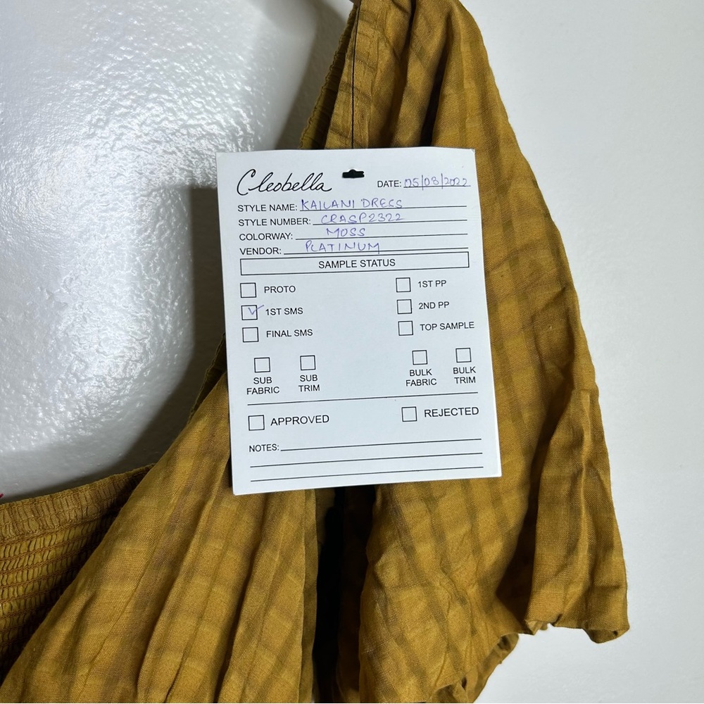 NWT Cleobella Kailani Goldie Cotton Midi Dress SAMPLE Size Small - Picture 15 of 16